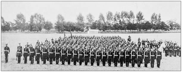 istock Navy and Army antique historical photographs: Cadet academy 1027198672