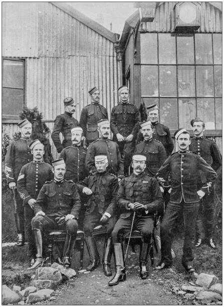 istock Navy and Army antique historical photographs: Cadet academy 1027198968