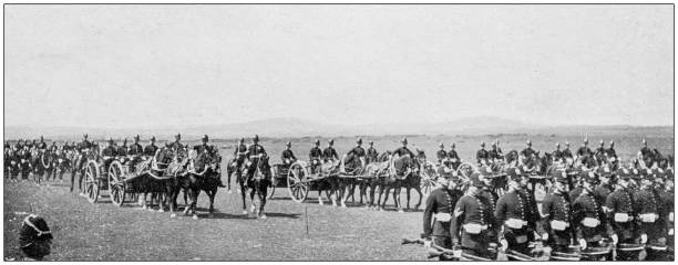 istock Navy and Army antique historical photographs: Marching 1027201160