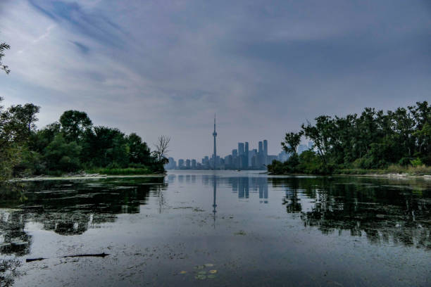 istock Toronto skyline from center island 1027204938