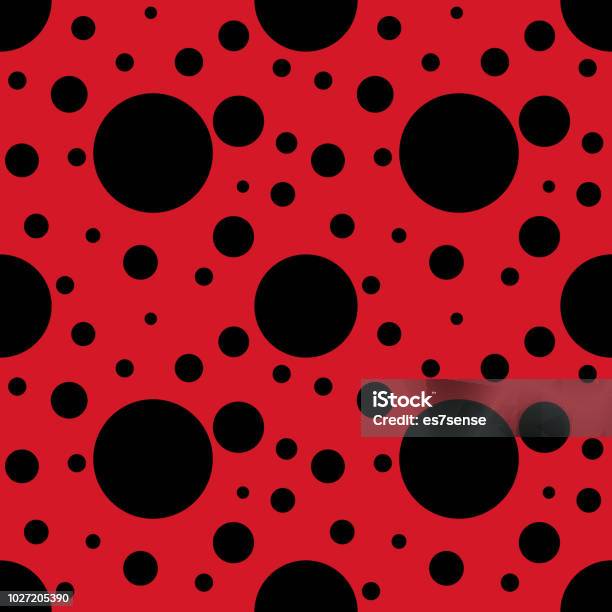 Ladybug Real Pattern Ladybug Pattern Seamless Vector Stock Illustration - Download Image Now ...