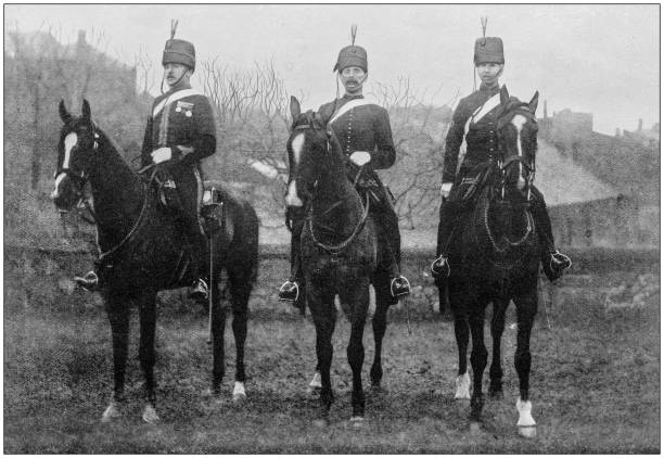 istock Navy and Army antique historical photographs: Yeomanry Cavalry 1027205404