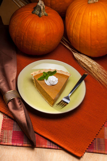 istock Thanksgiving Slice of Pumpkin Pie 1027205408