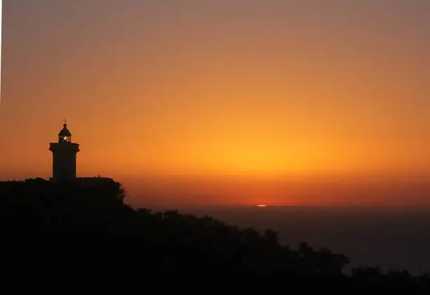 This lighhouse has been built in 1924, it overlook the detroit of Gibraltar in the Mediterranean sea from Tangier, Morocco.