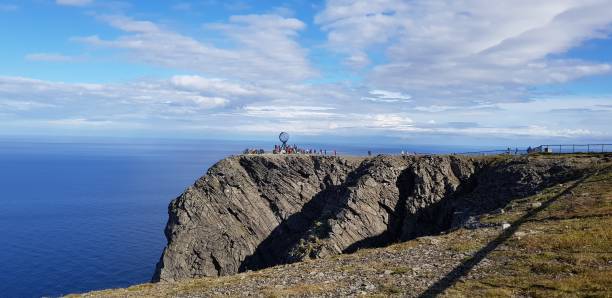 Nordkapp , Norway ,sea,mountain ,scene,blue,landscape
