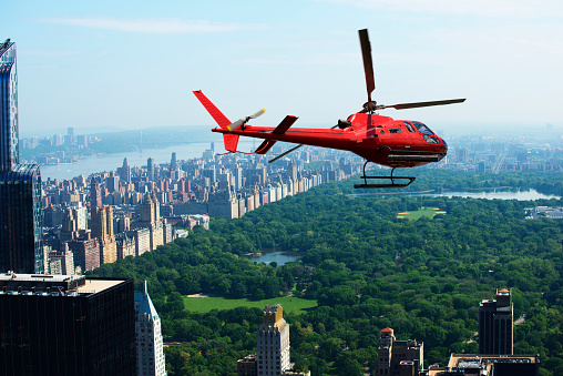 Helicopter tour over Central Park, Manhattan, New York City