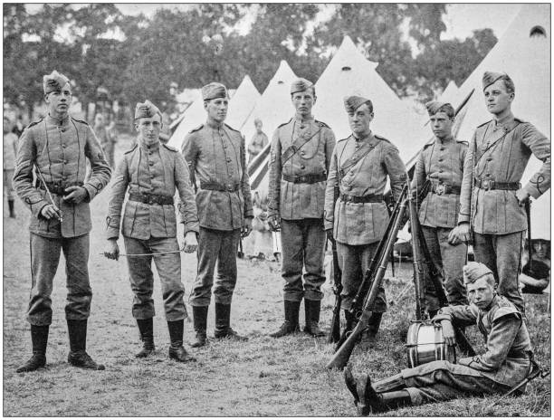 istock Navy and Army antique historical photographs: Highgate School Cadet Corps 1027206090