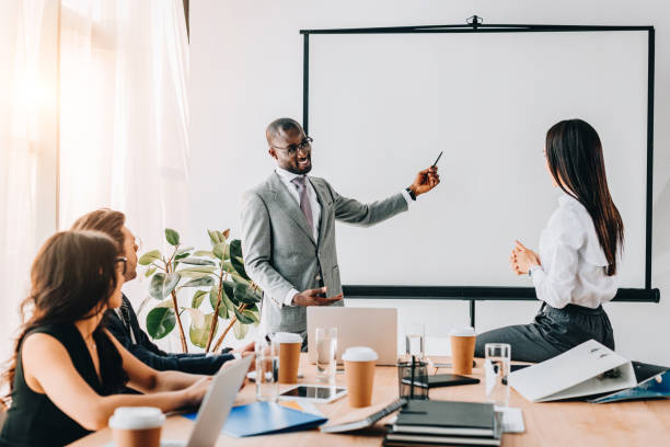 istock multicultural business people having business meeting in office 1027206354