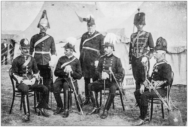istock Navy and Army antique historical photographs: North London Brigade 1027210944
