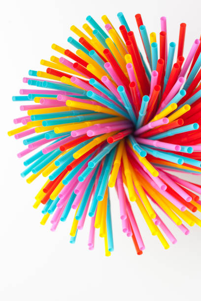 istock Colored tubules for juice and cocktails 1027219178