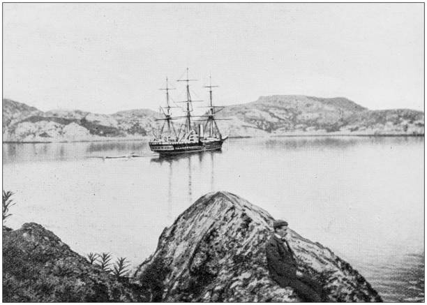 istock Navy and Army antique historical photographs: Ship 1027219794