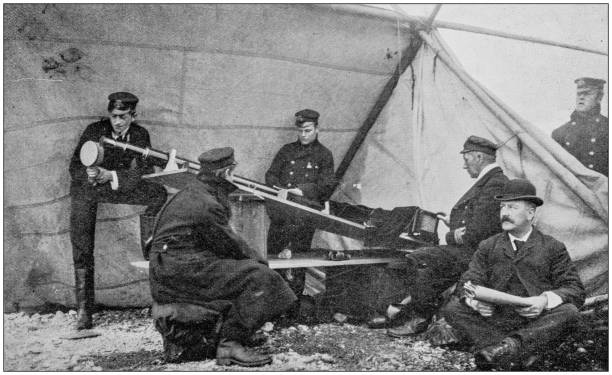 istock Navy and Army antique historical photographs 1027220034