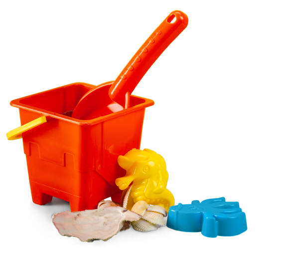 istock Baby toy bucket and shovel rake 1027228180