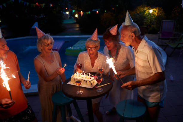 istock Seniors Birthday Party 1027238126