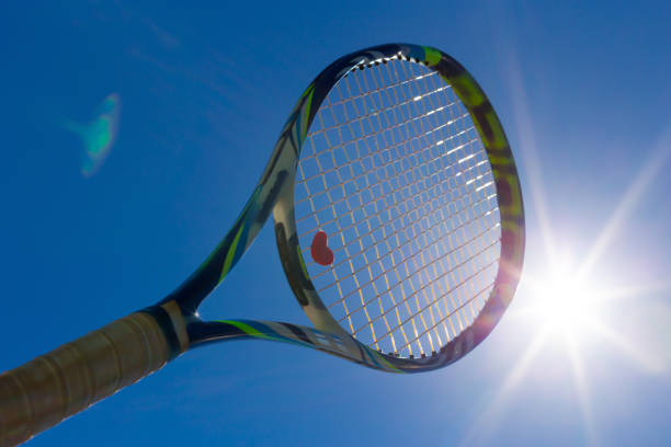 istock Close up of tennis racket 1027238768