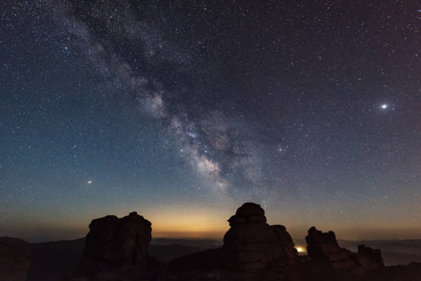istock Chinese Milky Way over the iceberg 1027242288