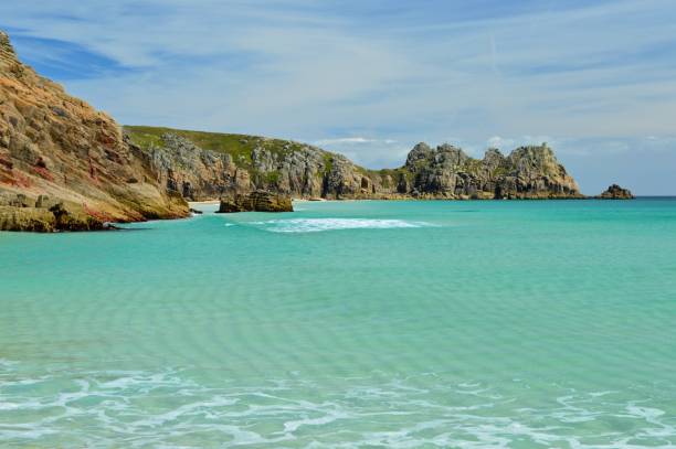 istock Logan Rock near Porthcurno Cornwall 1027243378