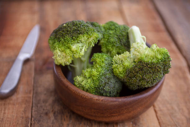 istock Fresh raw green broccoli in bowl 1027245884
