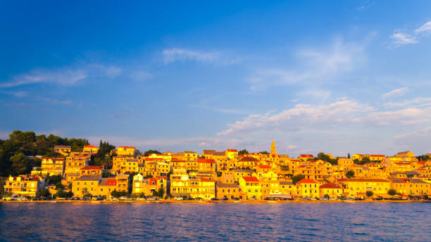istock Golden hour in Povlja 1027249150