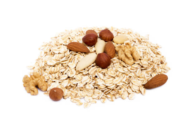 istock Mix nuts, raisins and oatmeal 1027249318
