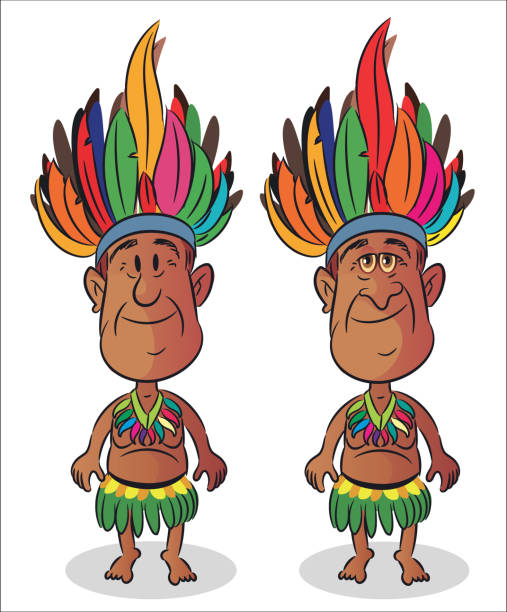 ilustrações, clipart, desenhos animados e ícones de amazon homem - amazon com illustrations