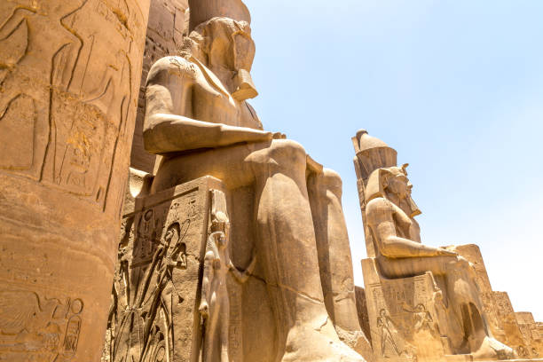istock Pharaoh Rameses II Statue in Luxor Temple, Egypt 1027265140