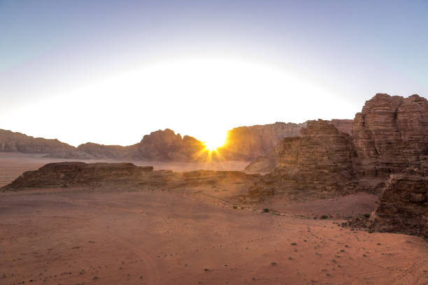 istock Sundown in the Khazali Canyon, Wadi Rum desert, Jordan 1027265410