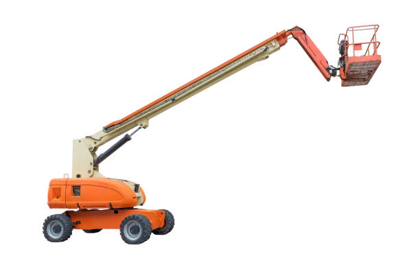 Industrial lifter isolated on white background