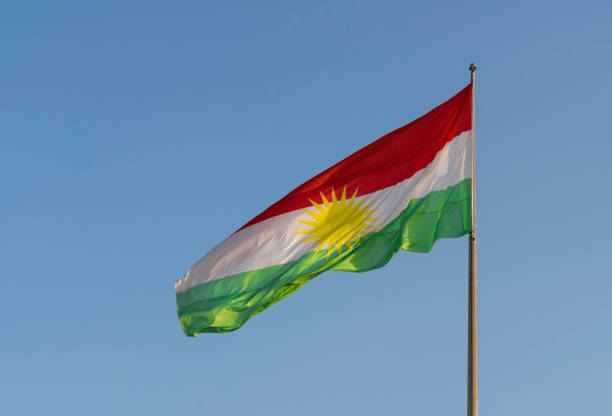 Kurdistan flag Kurdistan flag kurdistan stock pictures, royalty-free photos & images