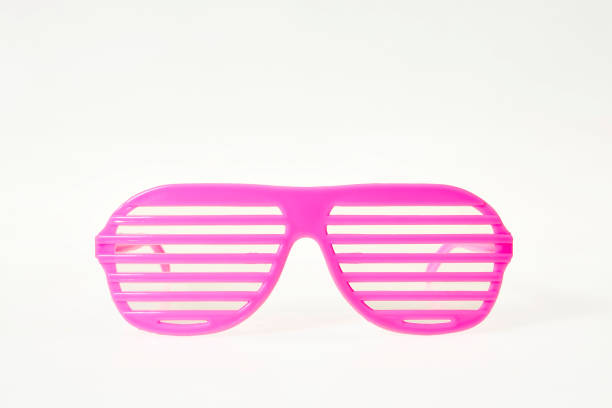 istock PInk slot glasses on white background 1027303002