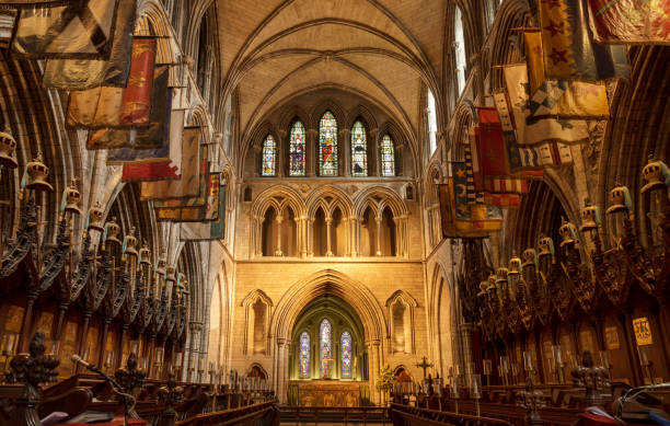 istock Interior of Saint Patrick's Cathedral, Dublin Ireland 1027311280