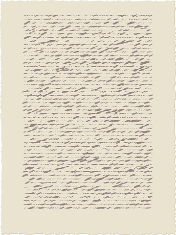 vector illustration of  old calligraph  paper