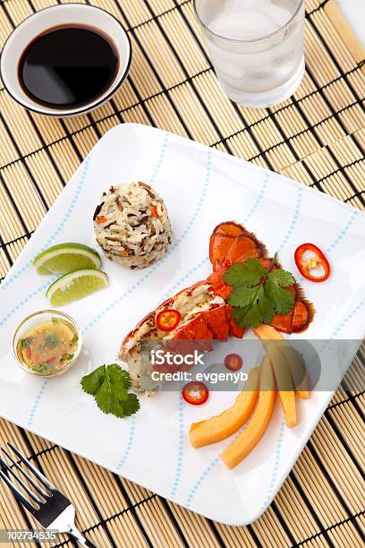 Lobster Tails Stock Photo - Download Image Now - Cantaloupe, Chili Pepper, Cilantro