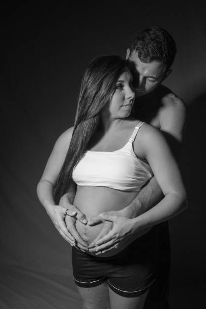 istock pregnant young women posing 1027359028