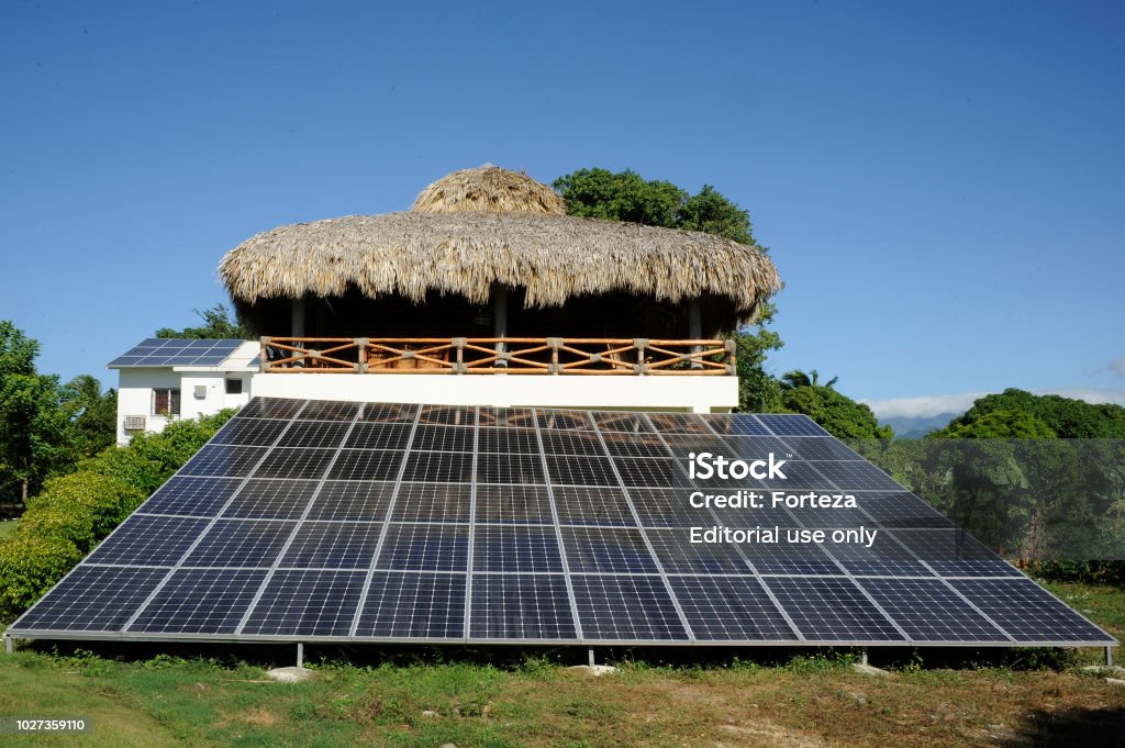 house-with-solar-panels-stock-photo-download-image-now-dominican