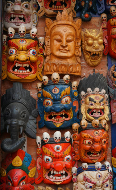 istock Masks, Bhaktapur, Nepal 1027374440