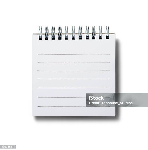 Futternotepad Stockfoto und mehr Bilder von Block mit Benachrichtigungs-Zetteln - Block mit Benachrichtigungs-Zetteln, Büromaterial, Clipping Path