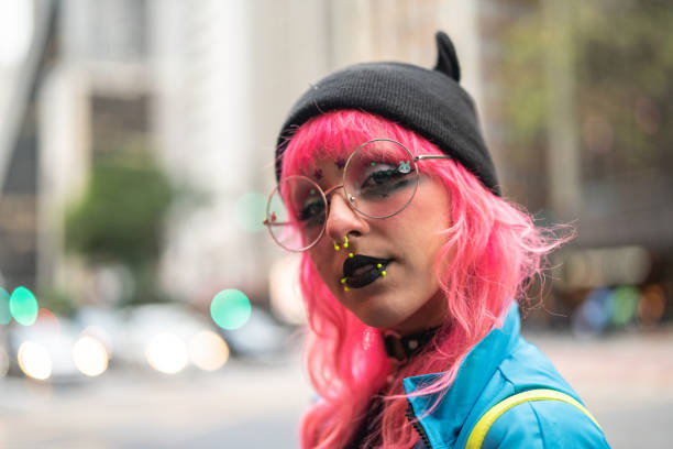 istock Alternative Lifestyle Girl Portrait 1027387840