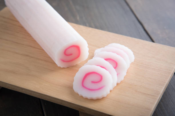 narutomaki, steamed  fish cake