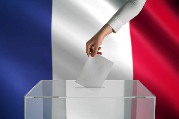 France  Election Voting, Ballot Box, Election, Referendum, France presidential election stock pictures, royalty-free photos & images