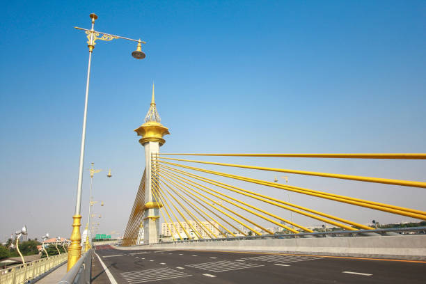 istock Maha Chesadabodindranusorn Bridge nonthaburi, thailand 1027421306