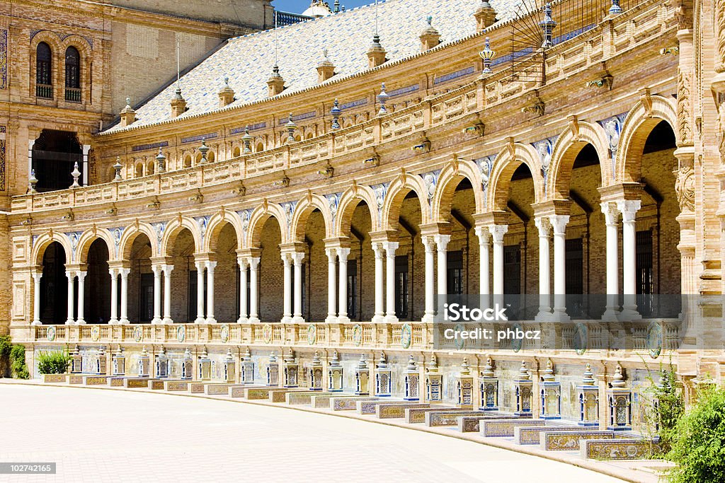 Севилья - Стоковые фото Palacio Espanol роялти-фри