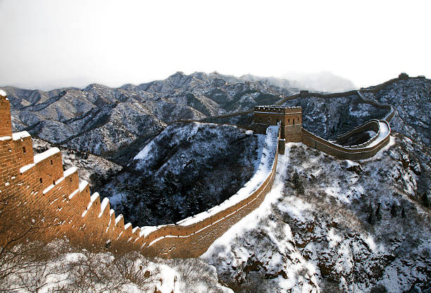 Great Wall at Jinshanling stock photo