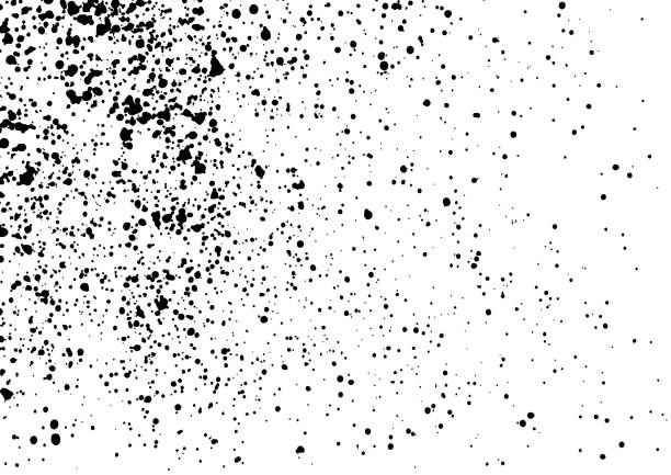 istock Splatter background. Black calligraphy ink splats. Spray paint drops. Vector grunge ink paint splats, blots and splashes . Grunge distress vector calligraphy ink stains. Black ink blow explosion. 1027430714