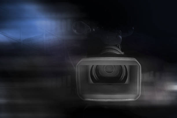 istock professional video camcorder in studio with blurred background 1027438762