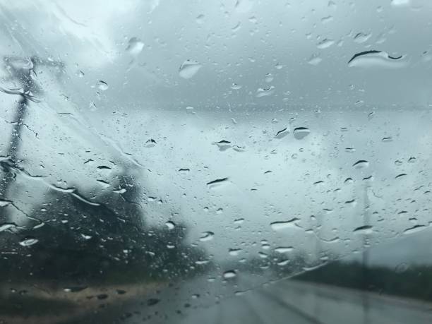 istock empty road and countryside view from car's front windscreen 1027461580