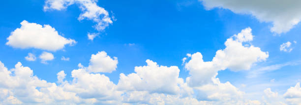istock panorama sky and cloud summer time beautiful background with copy space for add text 1027464062