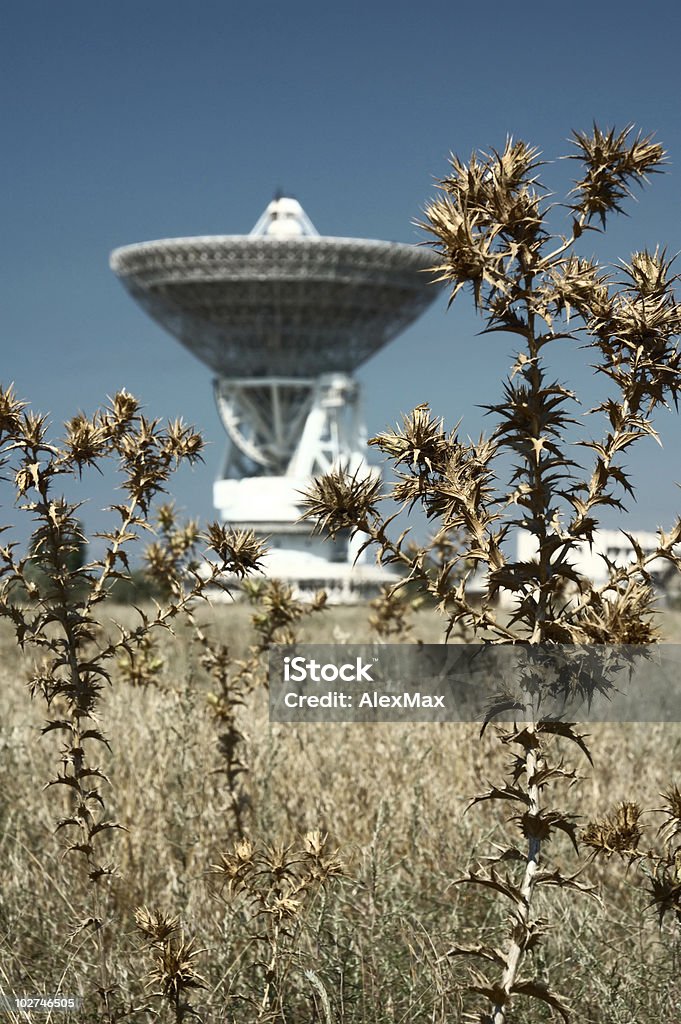 Centro de Controle de espaço - Foto de stock de Antena - Equipamento de telecomunicações royalty-free