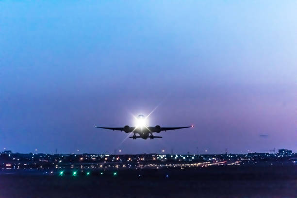 istock Airplane take-off Pearson International airport 1027479942