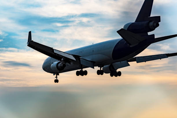 istock Airplane landing Pearson International airport 1027480032